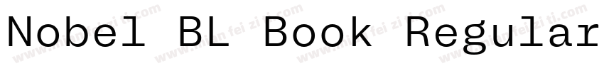 Nobel BL Book Regular字体转换
